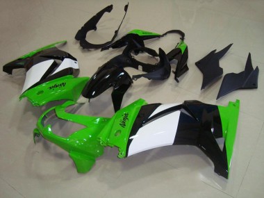 Vert Blanc Noir Carénage ZX 250R 2008-2012