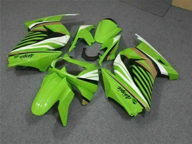 Vert Blanc Noir Ninja Carénage EX250 2008-2012