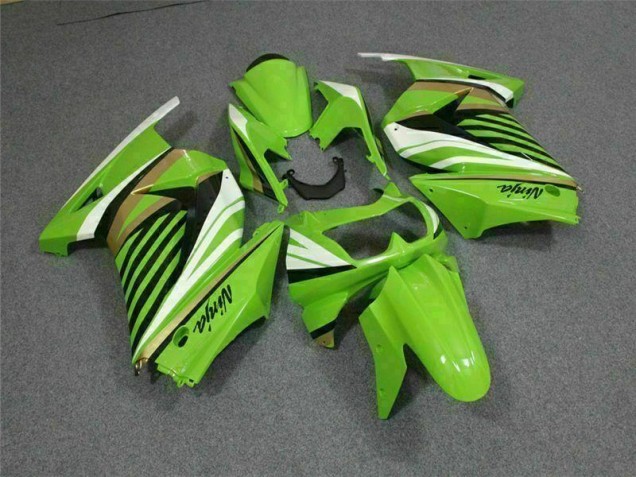Vert Blanc Noir Ninja Carénage EX250 2008-2012