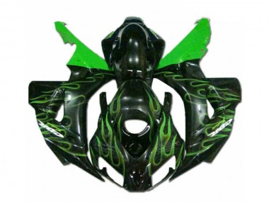 Vert Flamme Noir Carénage CBR 1000 RR 2006-2007