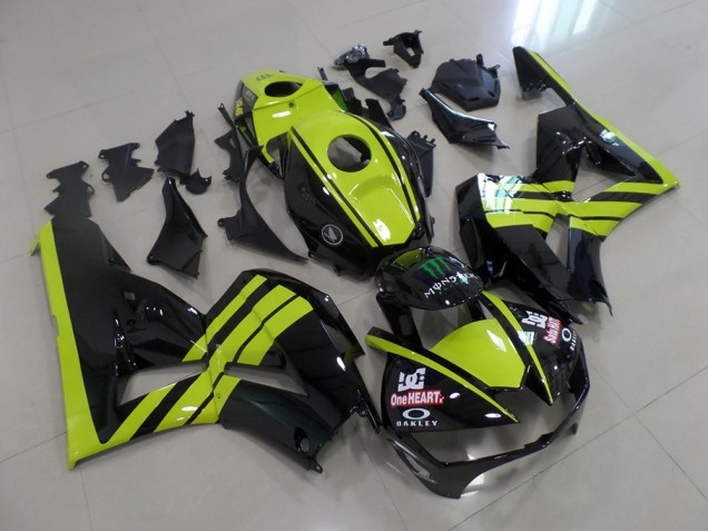 Vert Noir Carénage CBR 600 RR 2013-2021 Vert Noir Carénage CBR 600 RR 2013-2021