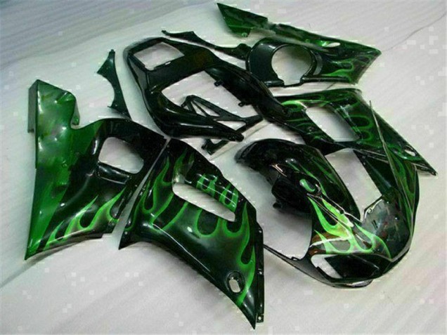 Vert Noir Carénage R6 1998-2002 Vert Noir Carénage R6 1998-2002