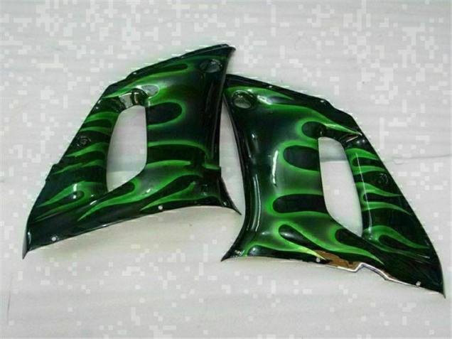 Vert Noir Carénage R6 1998-2002 Vert Noir Carénage R6 1998-2002