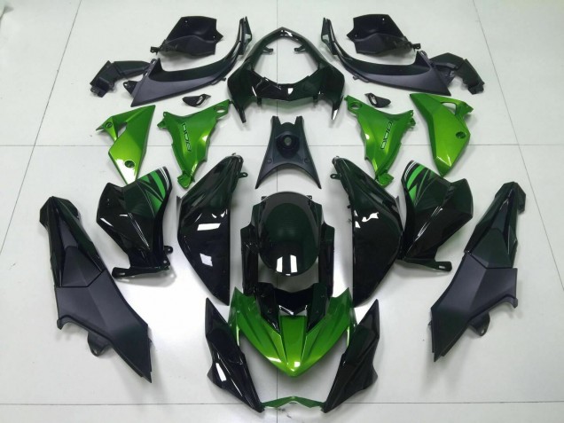 Vert Noir Carénage Z800 2013-2016 Vert Noir Carénage Z800 2013-2016
