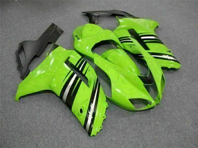 Vert Noir Carénage ZX6R 2007-2008 Vert Noir Carénage ZX6R 2007-2008
