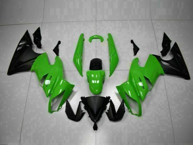 Vert Noir Carénages EX650 2009-2011 Vert Noir Carénages EX650 2009-2011