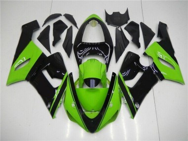 Vert Noir Carénages ZX6R 2005-2006