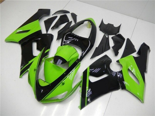 Vert Noir Carénages ZX6R 2005-2006 Vert Noir Carénages ZX6R 2005-2006