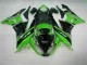 Vert Noir Carénages ZX6R 2009-2012 Vert Noir Carénages ZX6R 2009-2012
