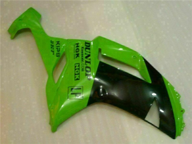 Vert Noir Dunlop Carénage ZX6R 2007-2008 Vert Noir Dunlop Carénage ZX6R 2007-2008