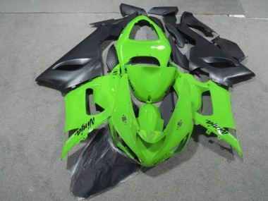 Vert Noir Ninja 636 Carénage ZX6R 2005-2006