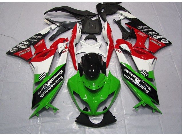 Vert Rouge Carénage ZX6R 2009-2012 Vert Rouge Carénage ZX6R 2009-2012