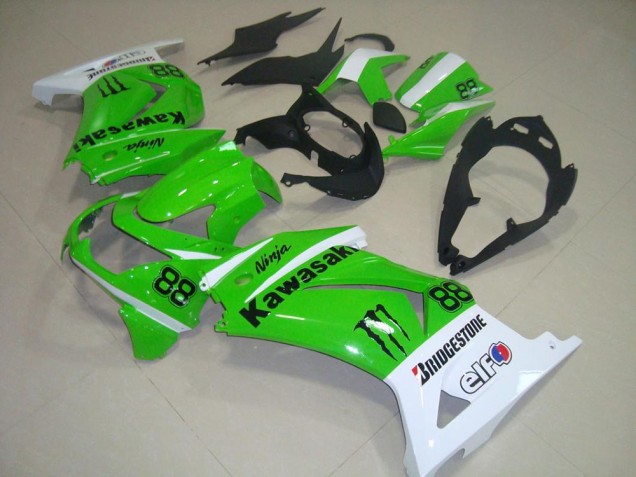 Vert et Blanc Carénage ZX 250R 2008-2012 Vert et Blanc Carénage ZX 250R 2008-2012
