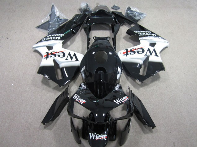 West Blanc Noir Carénage CBR 600 RR 2003-2004 West Blanc Noir Carénage CBR 600 RR 2003-2004